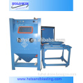 Benchtop sandblast cabinet with dust collector